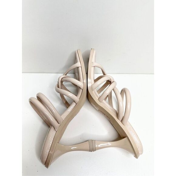 Circus By Sam Edelman Sandala Womens Size 7 Tan Square Toe Slip On Heels - Picture 5 of 8